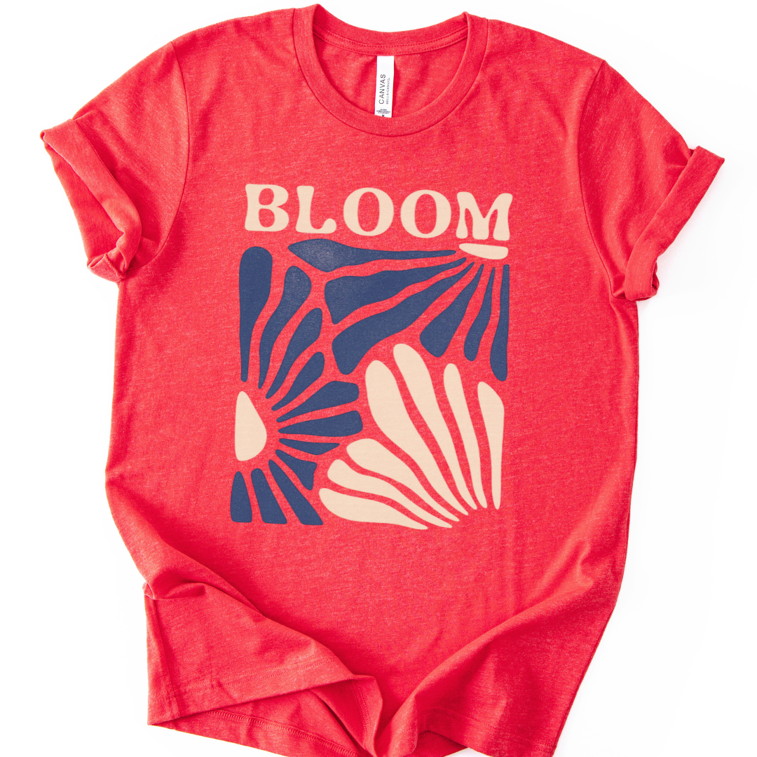 Bloom - Bella Canvas Super Soft Fitted T Shirt