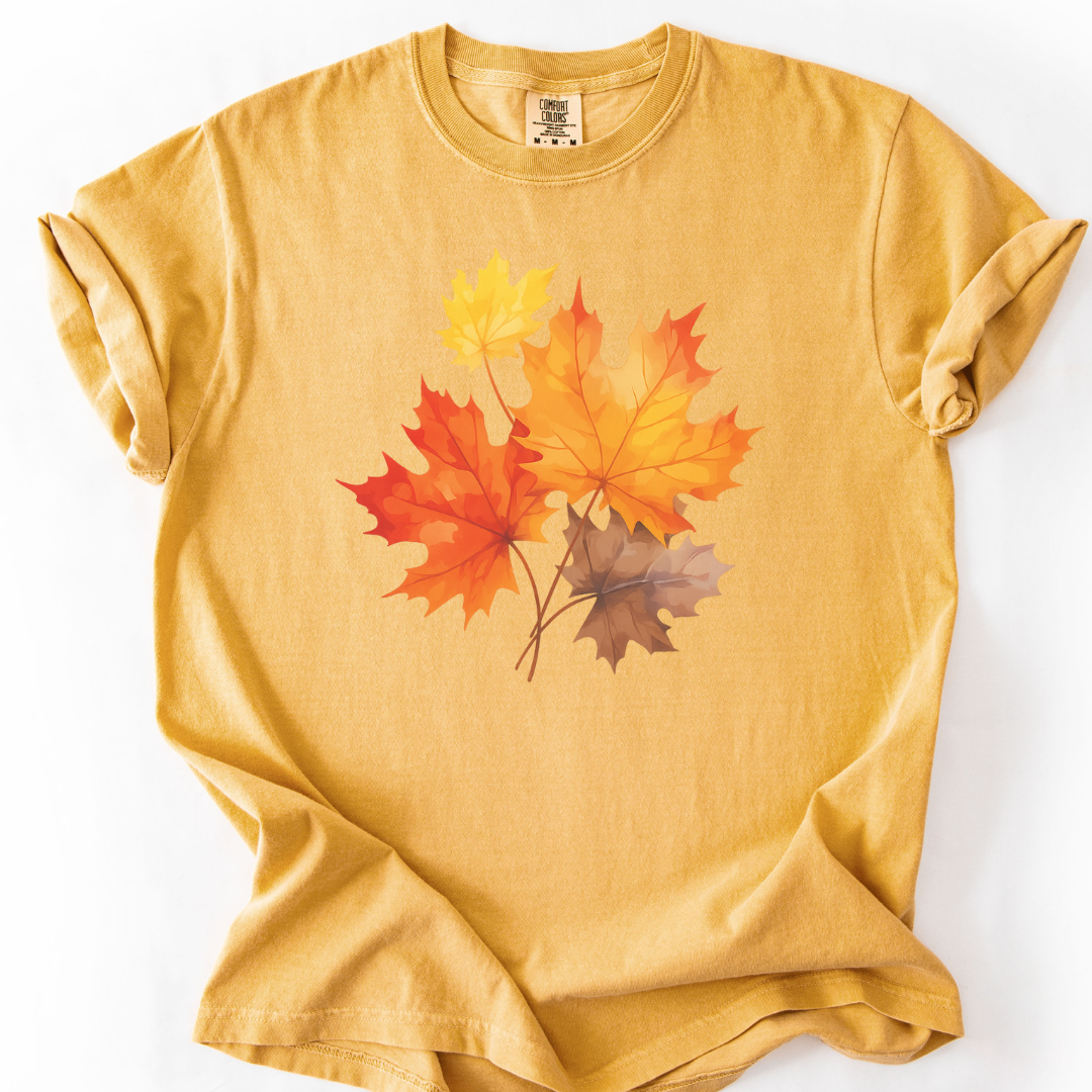 Autumn Leaves -  Comfort Colors Relaxed Fit Premium T Shirt
