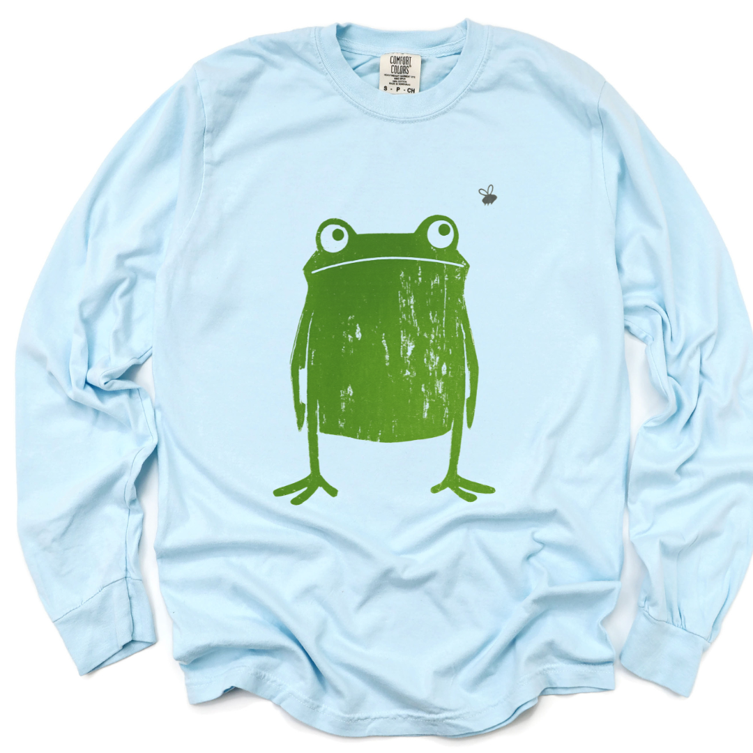 Frog - Comfort Colors Premium Long Sleeve T Shirt