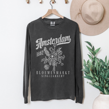 Amsterdam - Comfort Colors Premium Long Sleeve T Shirt
