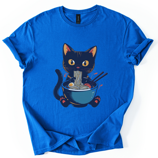 Cat Slurping Ramen