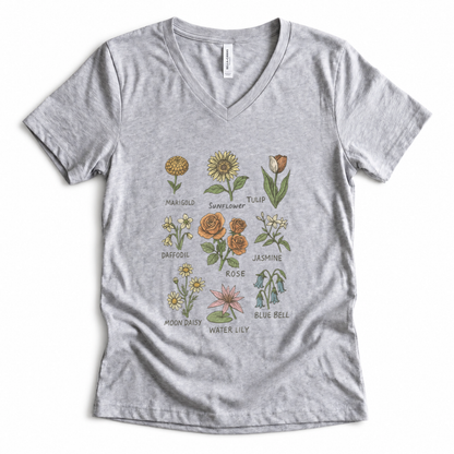 Botanical Sketchbook - Super Soft V Neck