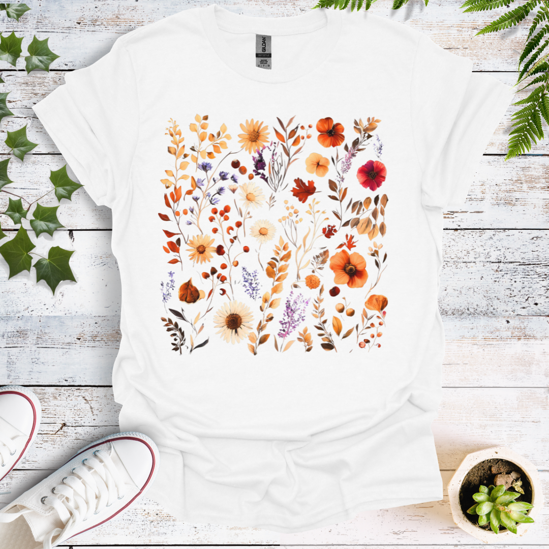 Autumn Boho Floral Print