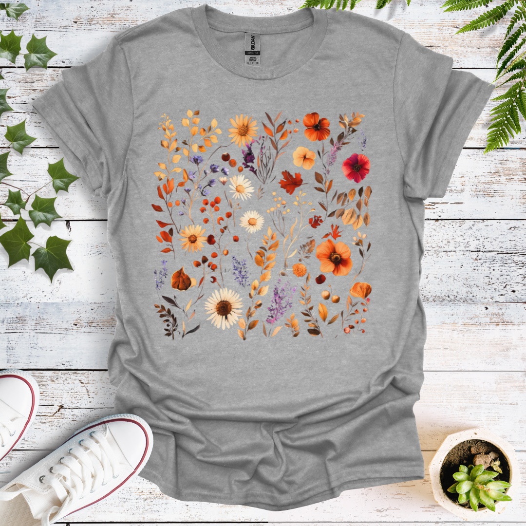 Autumn Boho Floral Print