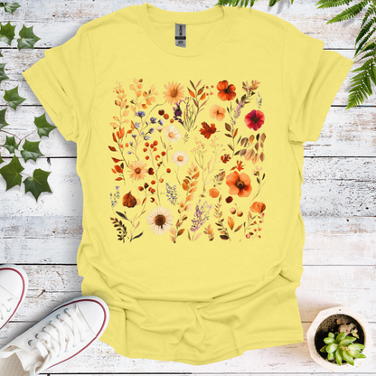 Autumn Boho Floral Print