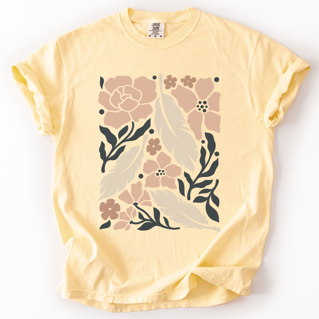 Feathers -  Comfort Colors Relaxed Fit Premium T Shirt