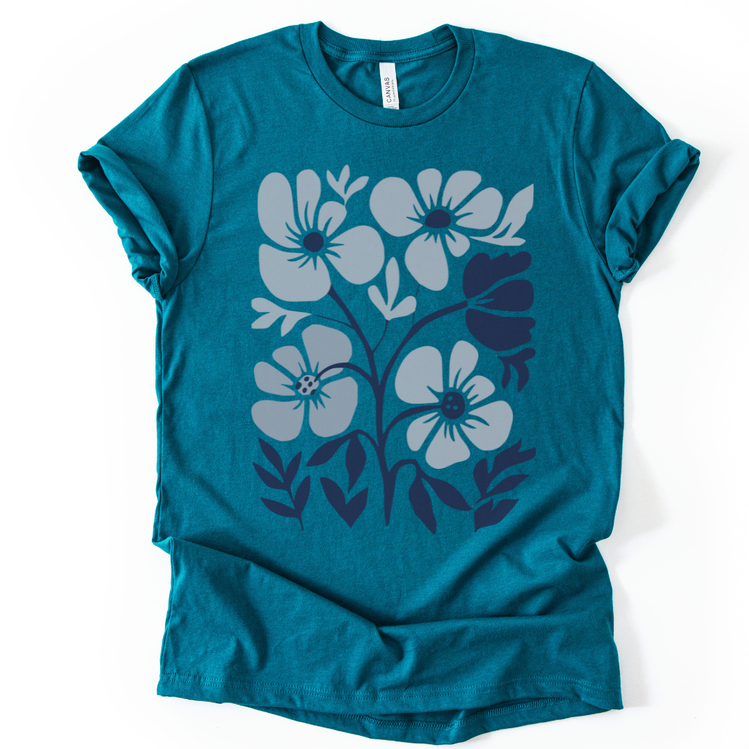 Petal Eclipse - Bella Canvas Super Soft Fitted T Shirt