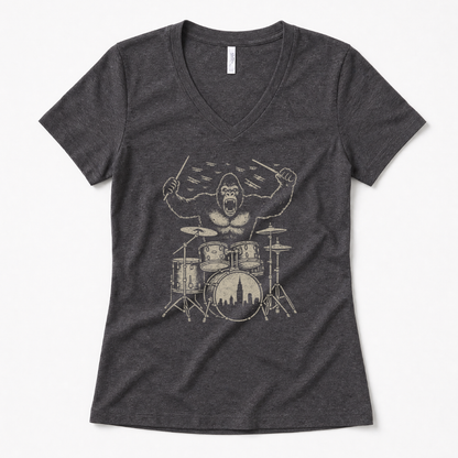 King Kong's Drum Solo- Super Soft V-Neck