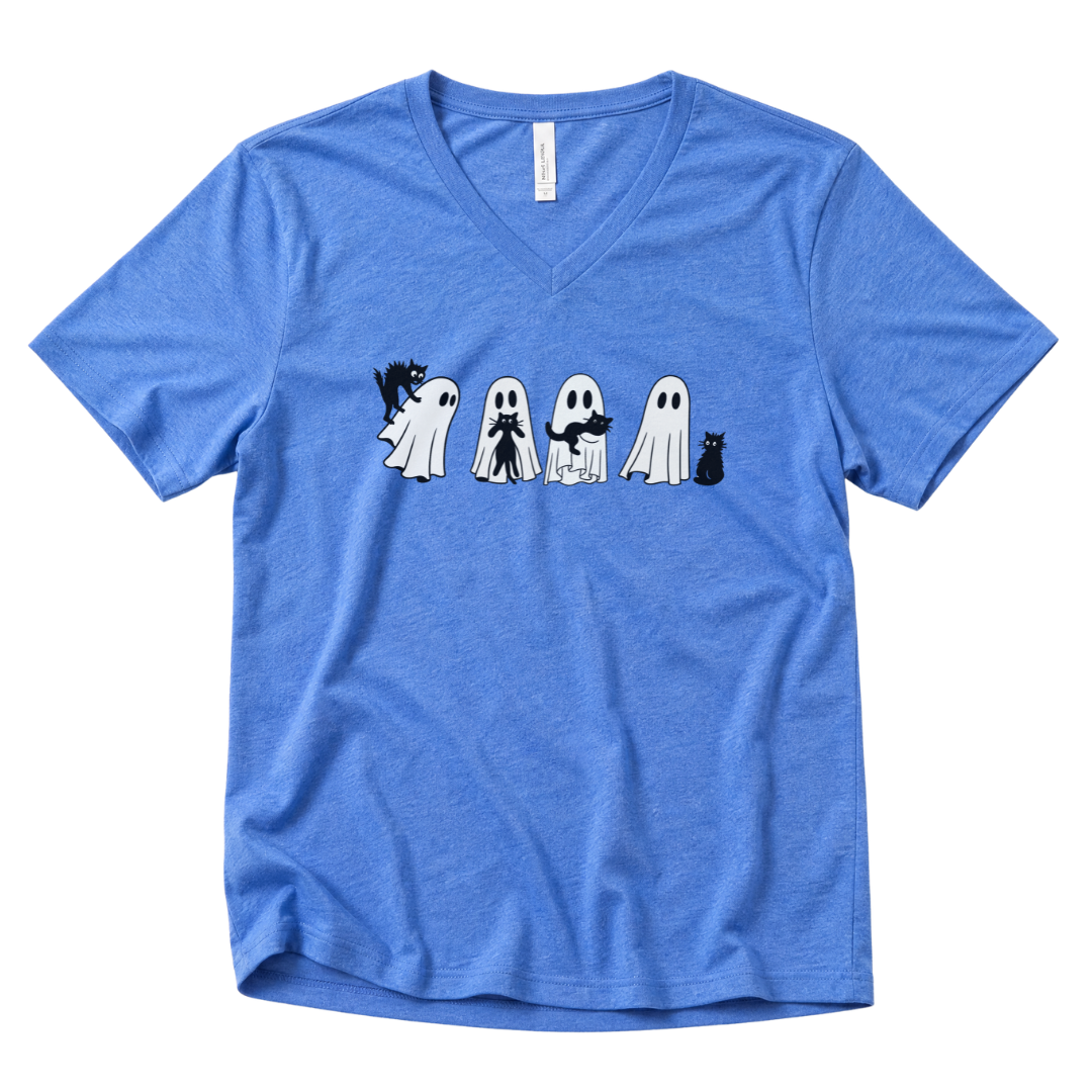Scaredy Cats - Super Soft V-Neck
