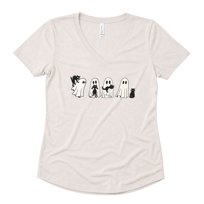 Scaredy Cats - Super Soft V-Neck