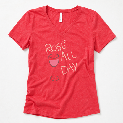 Rose All Day - Super Soft V-Neck