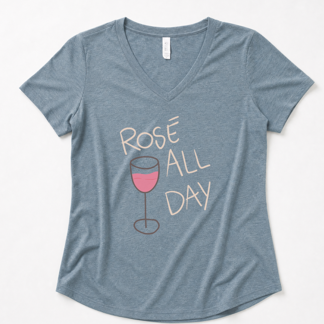 Rose All Day - Super Soft V-Neck