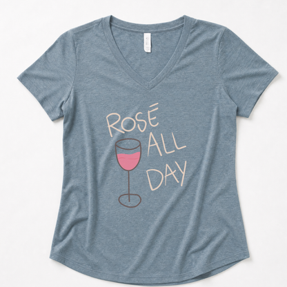 Rose All Day - Super Soft V-Neck