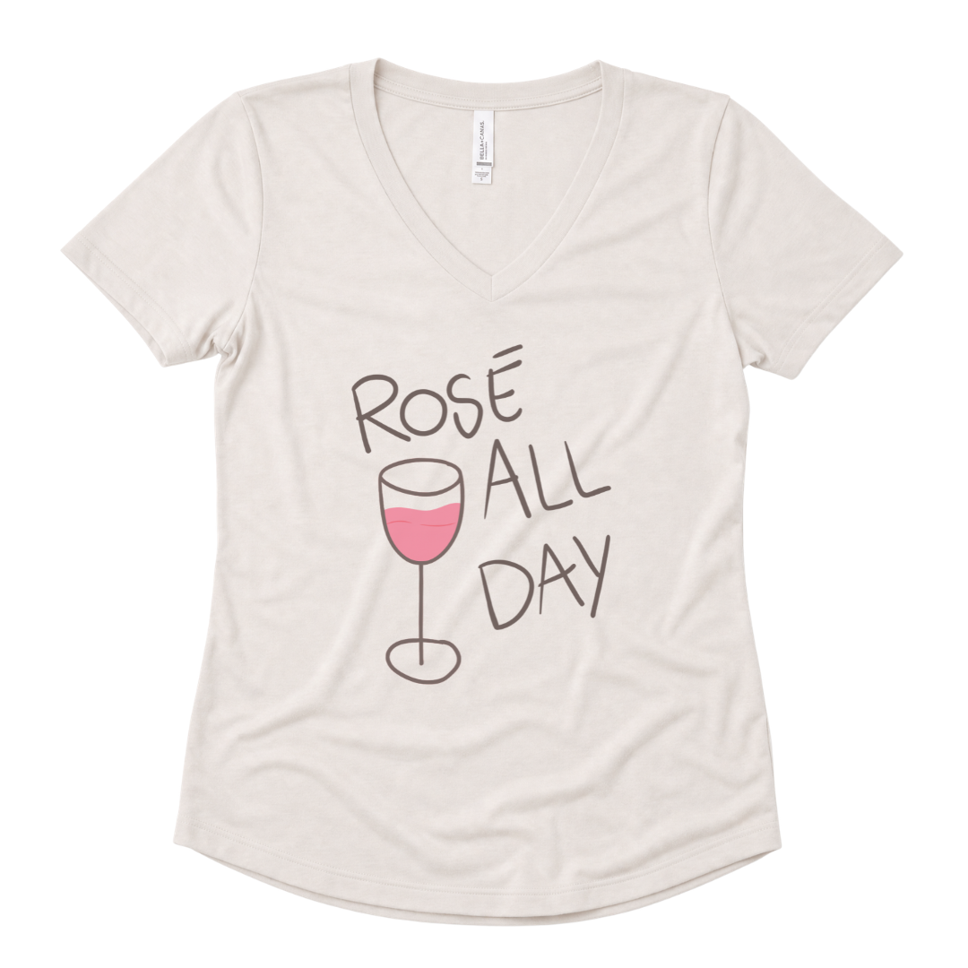 Rose All Day - Super Soft V-Neck
