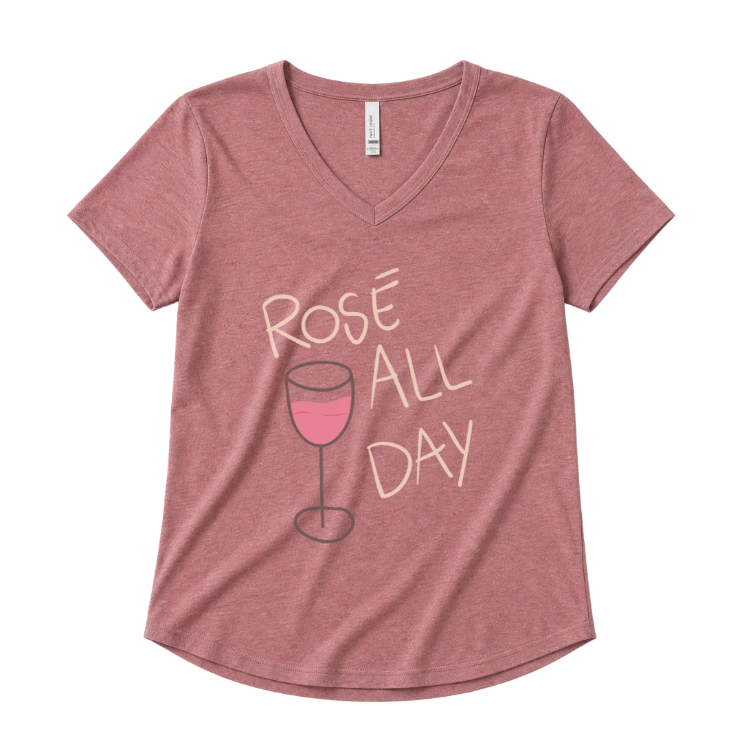 Rose All Day - Super Soft V-Neck