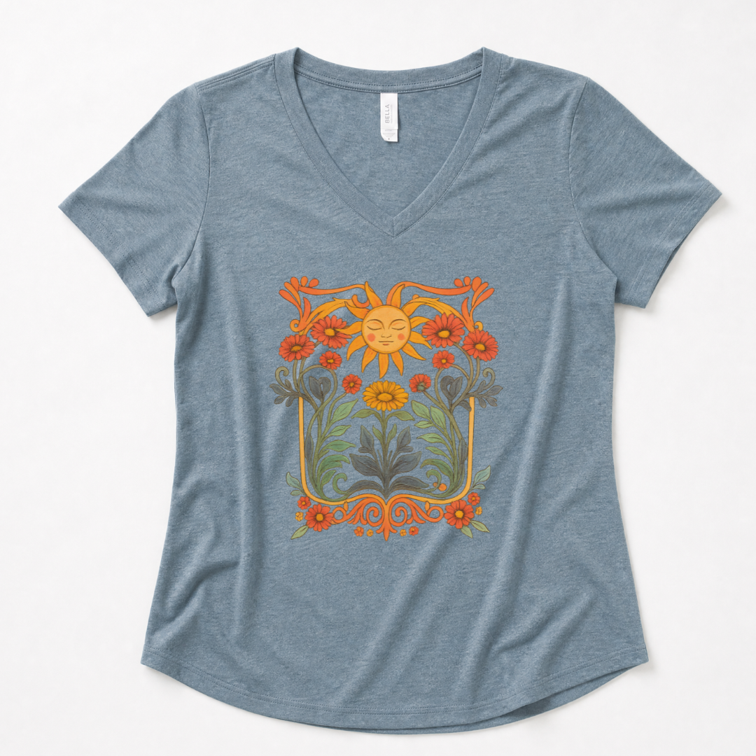 Helia's Garden - Super Soft V-Neck