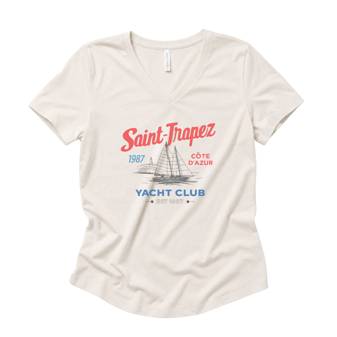 Saint Tropez Yacht Club - Super Soft V-Neck