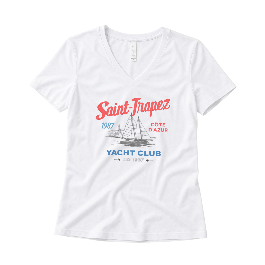 Saint Tropez Yacht Club - Super Soft V-Neck