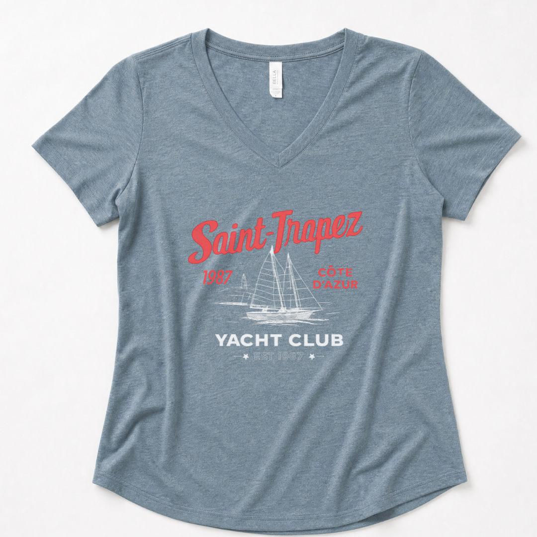 Saint Tropez Yacht Club - Super Soft V-Neck