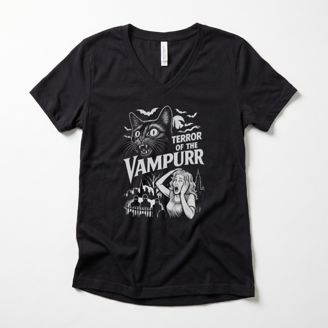 Terror Of The Vampurr - Super Soft V-Neck