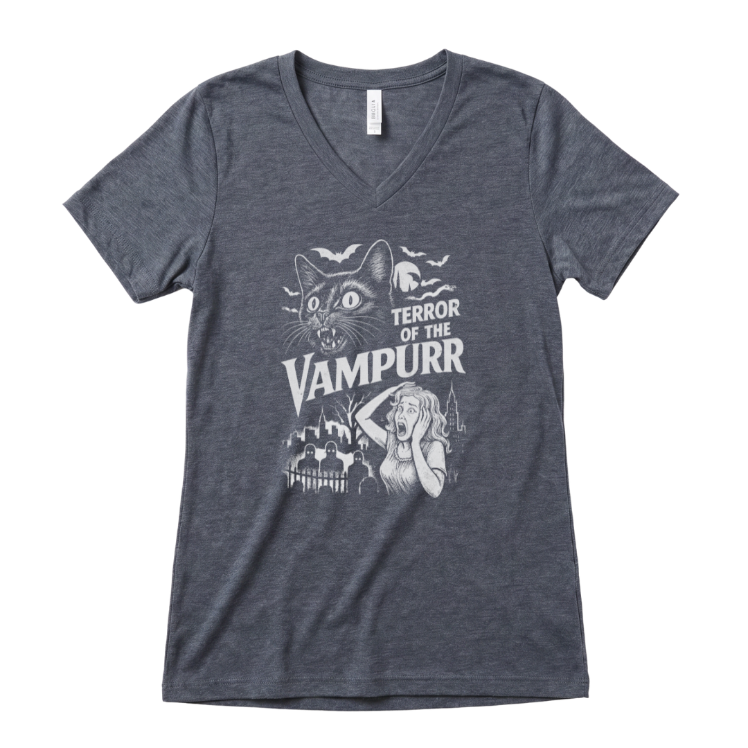 Terror Of The Vampurr - Super Soft V-Neck