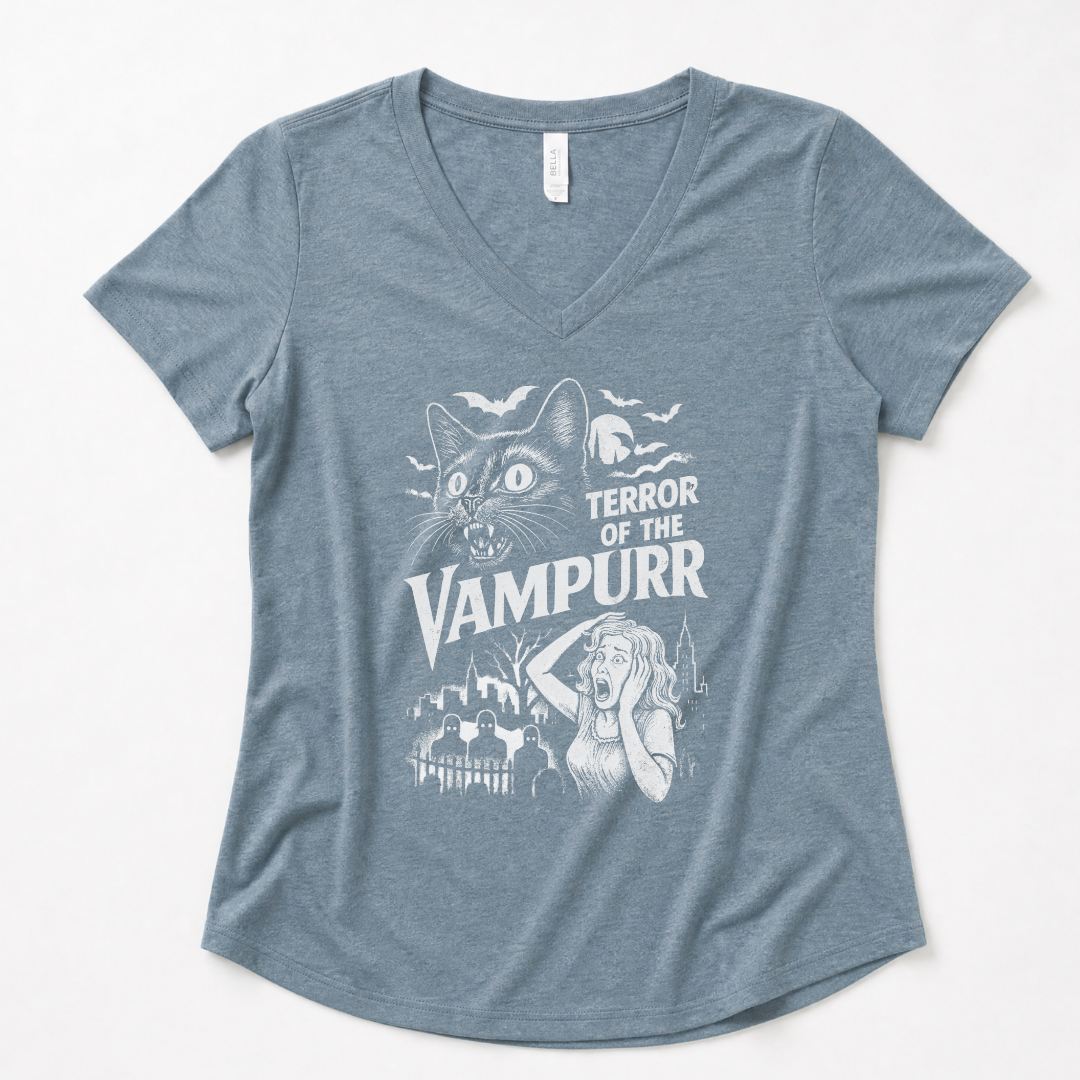 Terror Of The Vampurr - Super Soft V-Neck