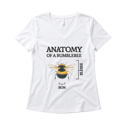 Anatomy Of A Bumblebee - Super Soft V Neck