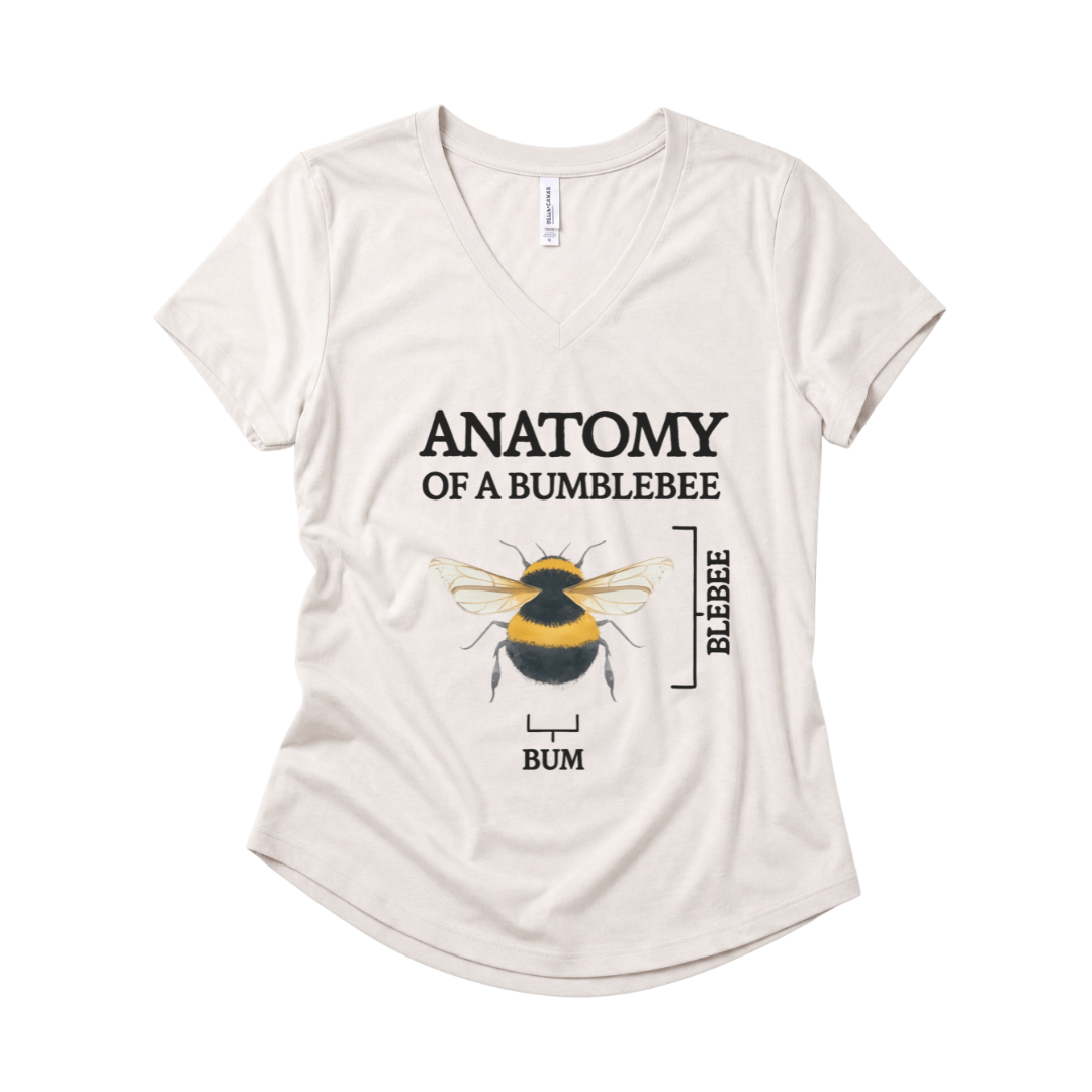 Anatomy Of A Bumblebee - Super Soft V Neck