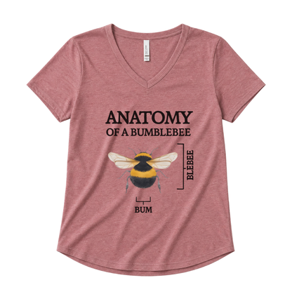 Anatomy Of A Bumblebee - Super Soft V Neck