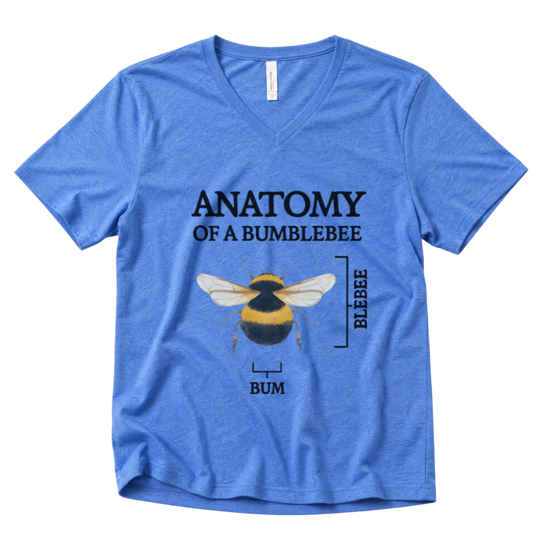 Anatomy Of A Bumblebee - Super Soft V Neck