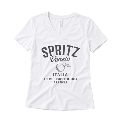 Spritz Vintage Print - Super Soft V Neck
