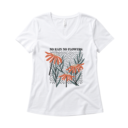 No Rain No Flowers - Super Soft V Neck
