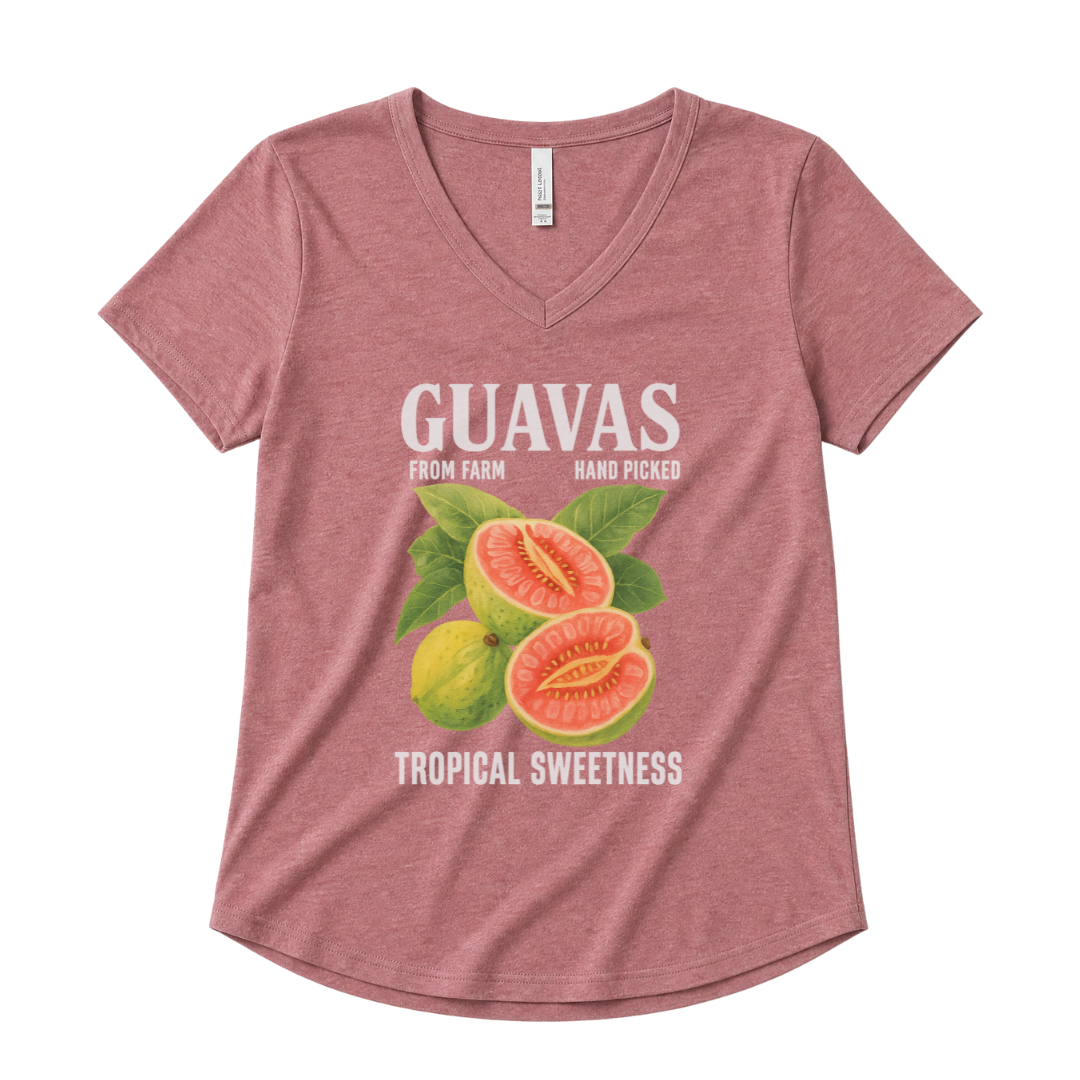Guavas - Super Soft V Neck