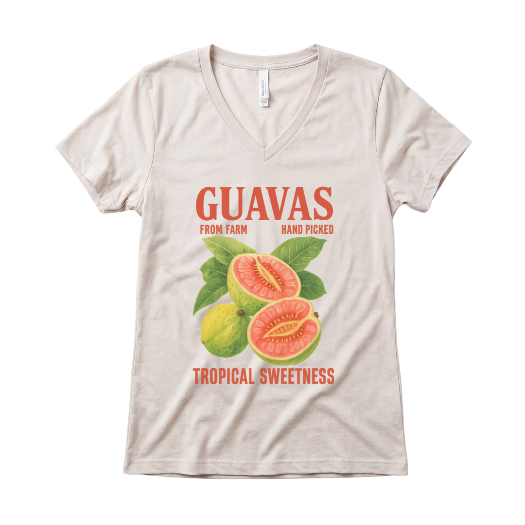 Guavas - Super Soft V Neck