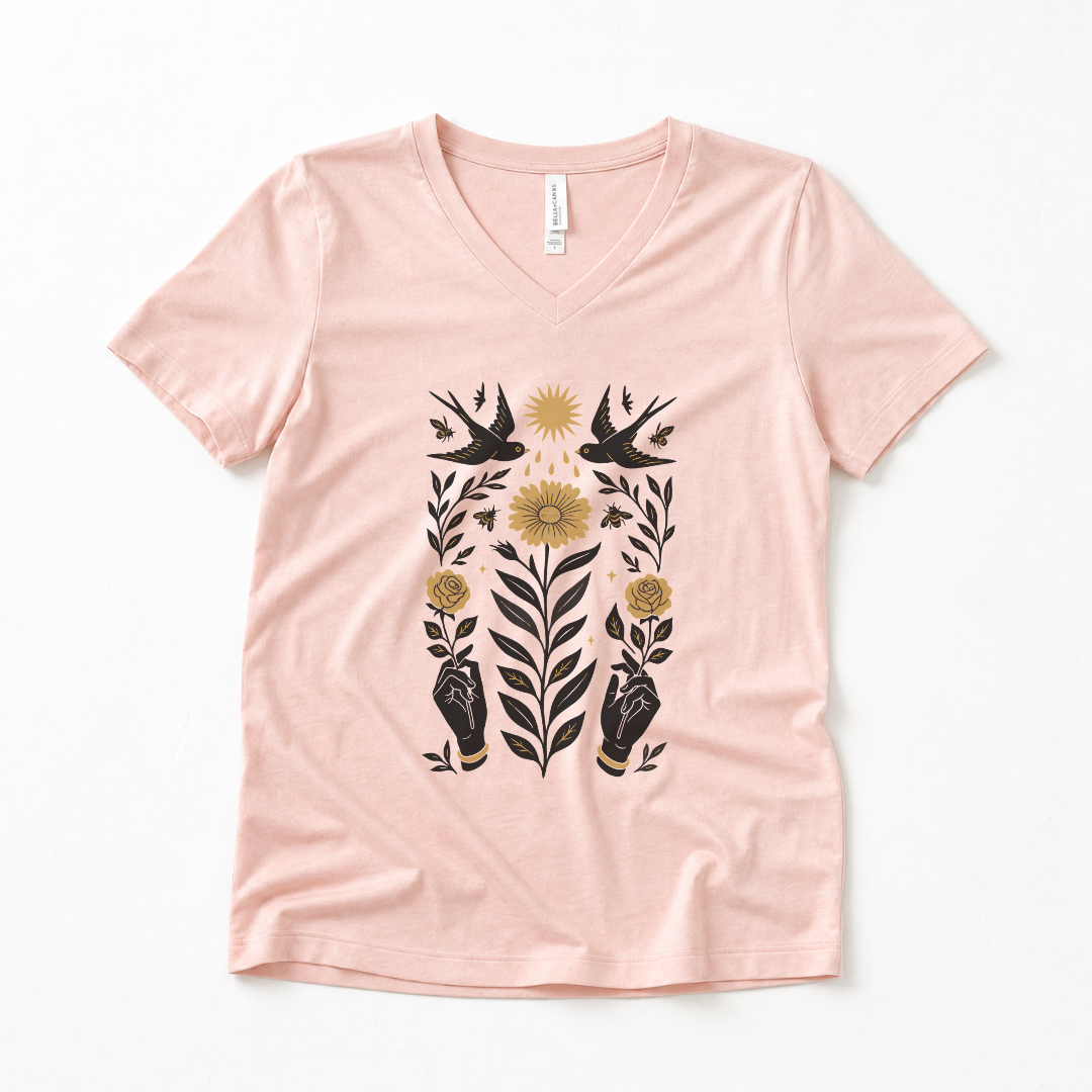 Sanctum Botanica - Super Soft V Neck