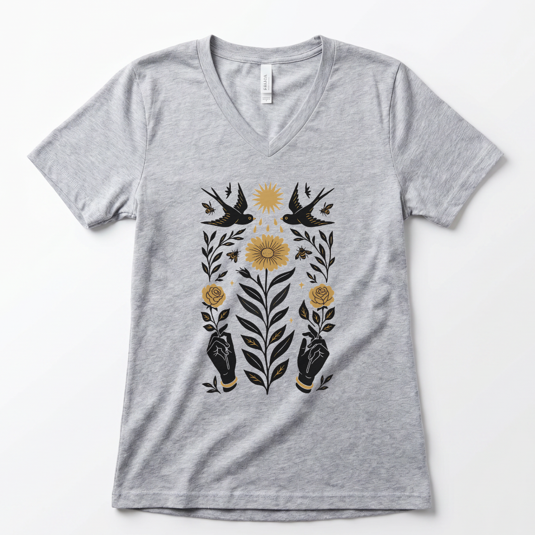 Sanctum Botanica - Super Soft V Neck