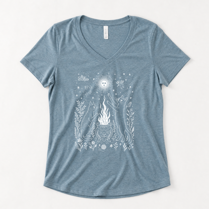 Midnight Meowgic - Super Soft V Neck