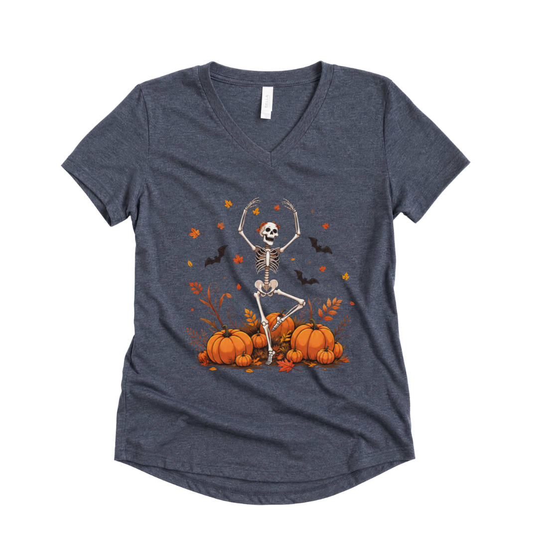 Dancing in the Pumpkin Patch - Super Soft V Neck