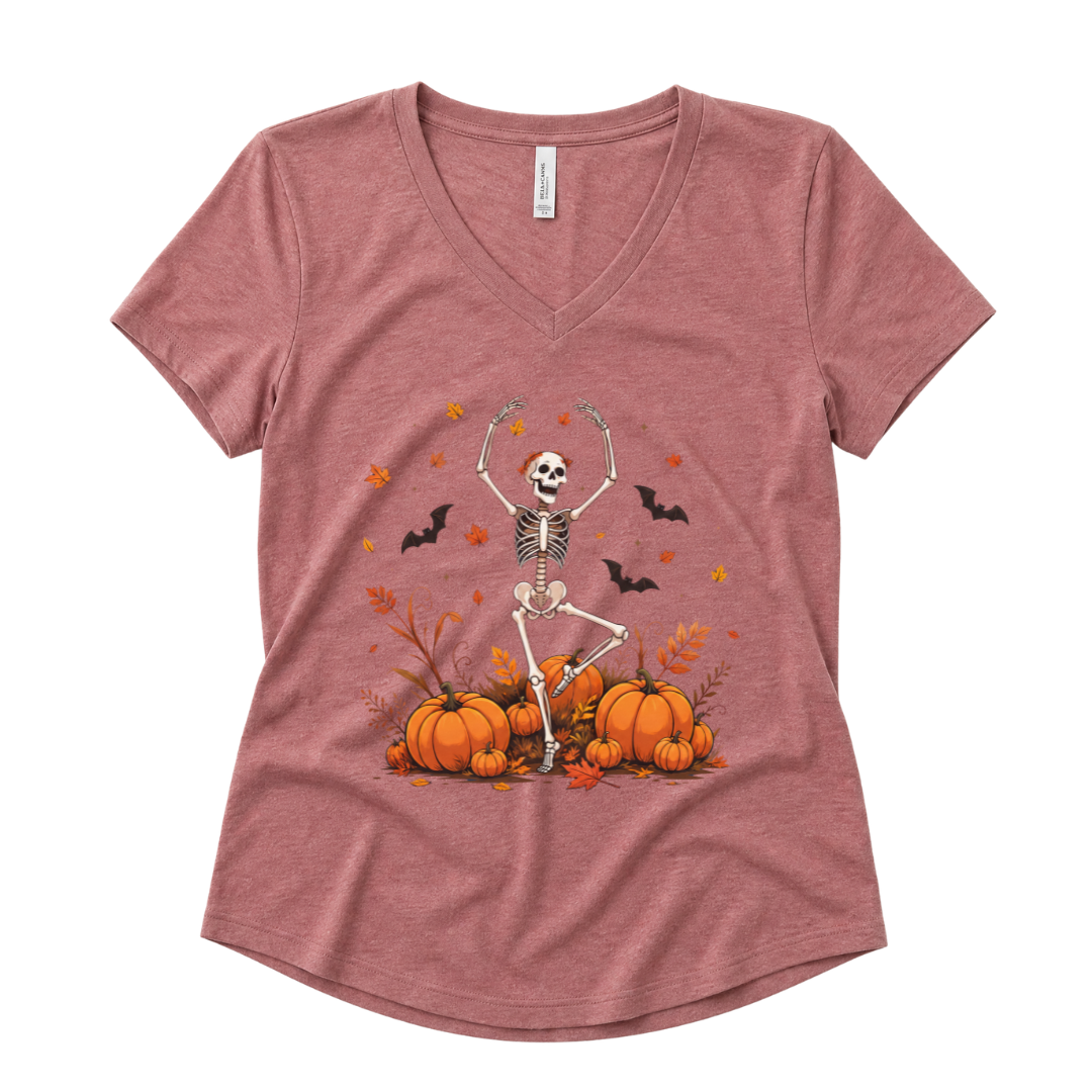 Dancing in the Pumpkin Patch - Super Soft V Neck