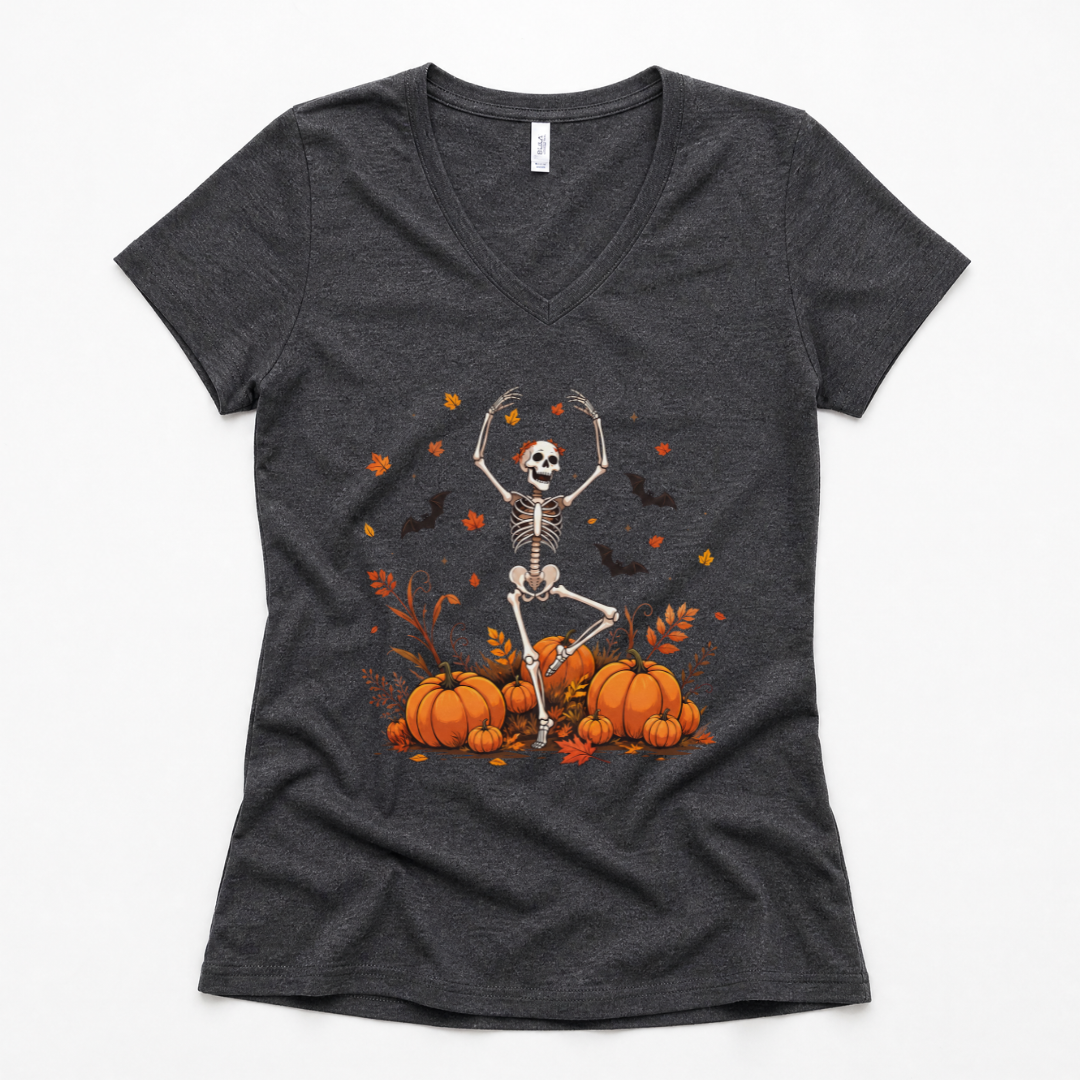 Dancing in the Pumpkin Patch - Super Soft V Neck