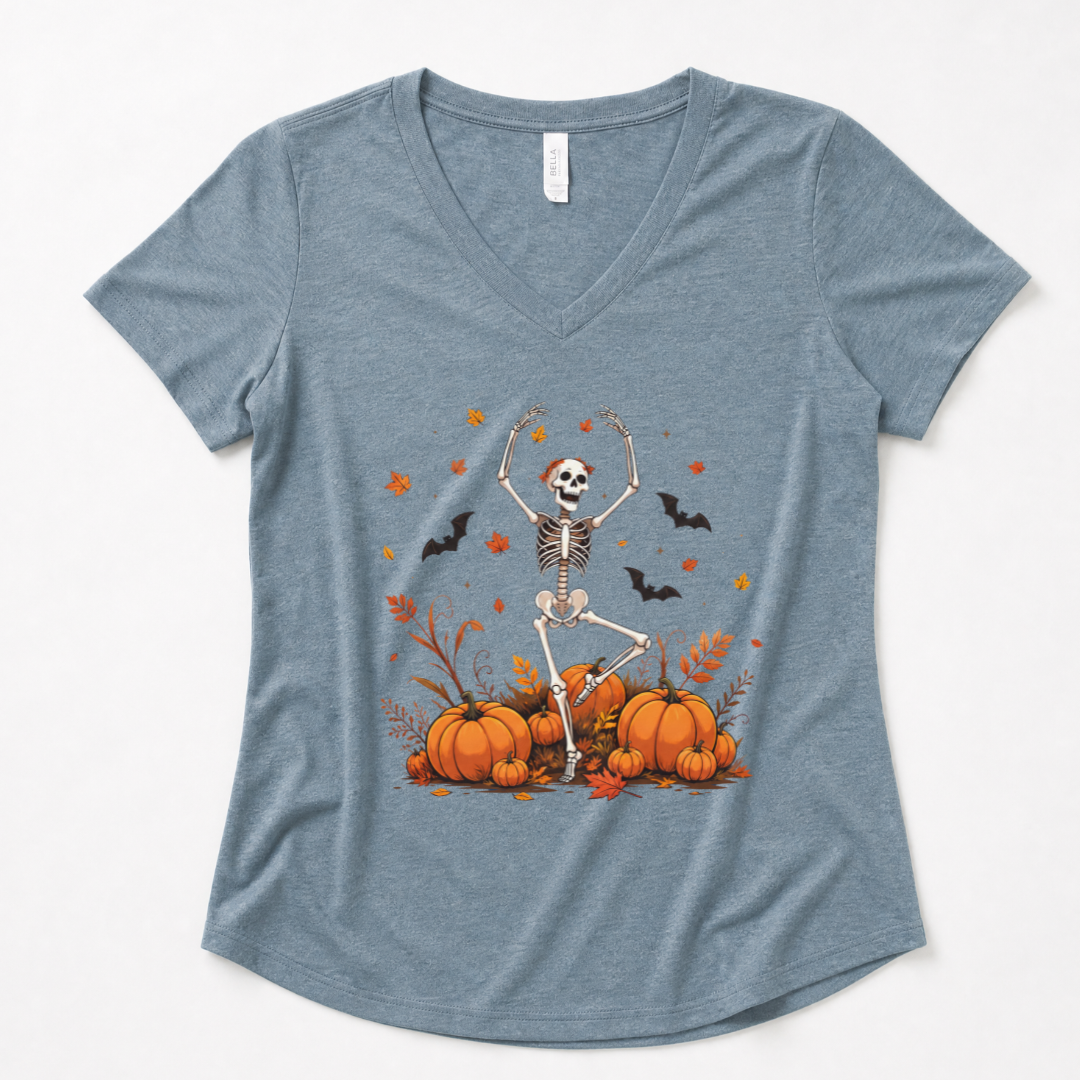 Dancing in the Pumpkin Patch - Super Soft V Neck