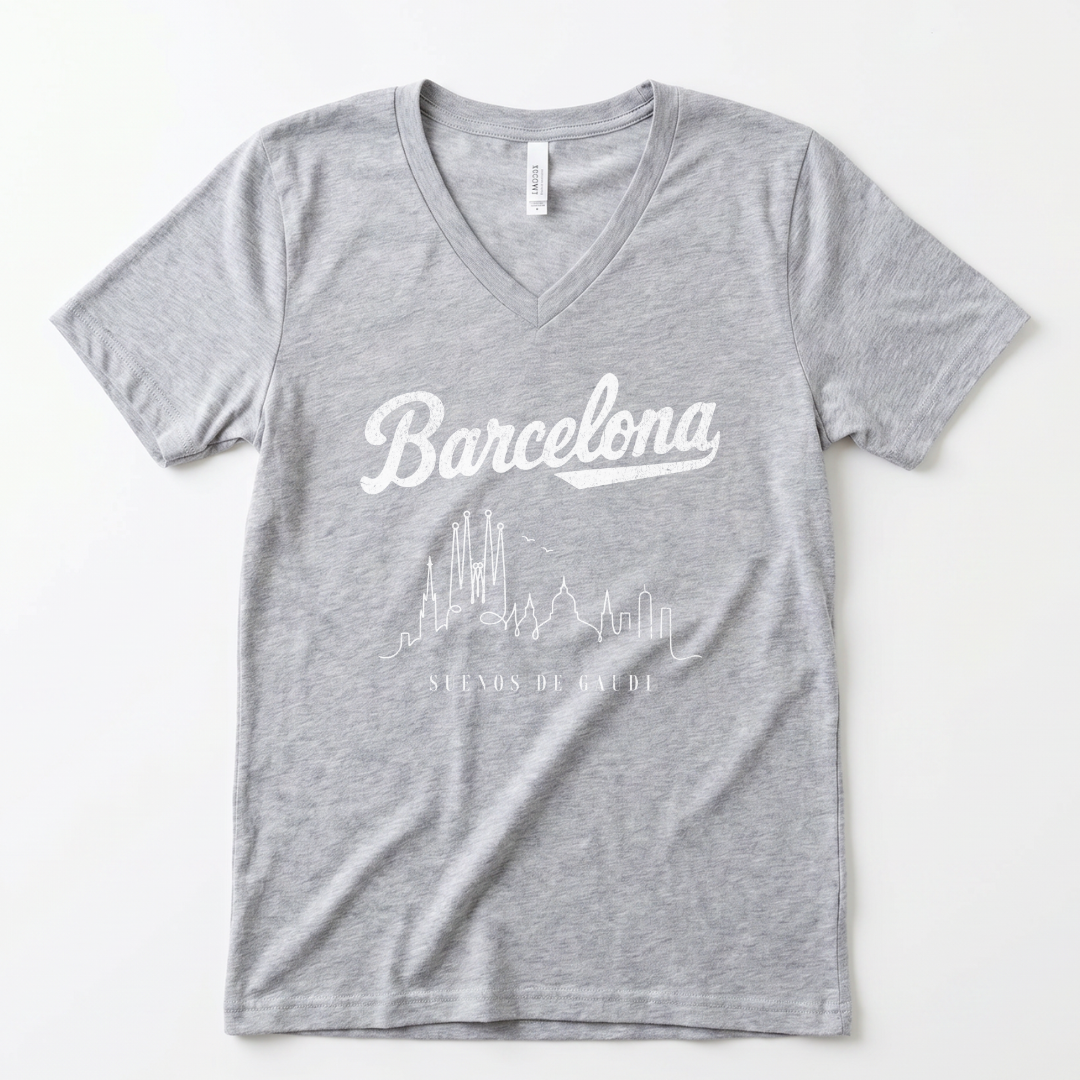 Barcelona, Dreams Of Gaudi - Super Soft V Neck