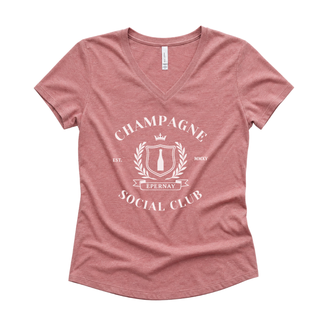 Champagne Social Club - Super Soft V-Neck