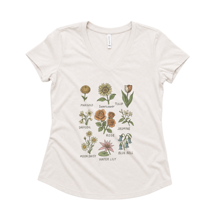 Botanical Sketchbook - Super Soft V Neck