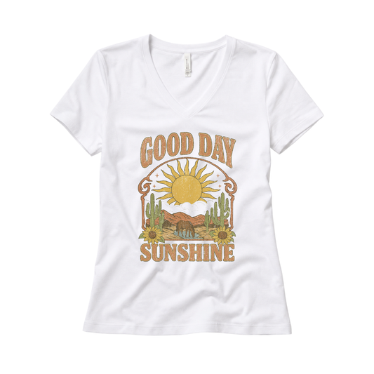 Good Day Sunshine - Super Soft V Neck