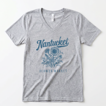 Nantucket Flower Market - Super Soft V Neck