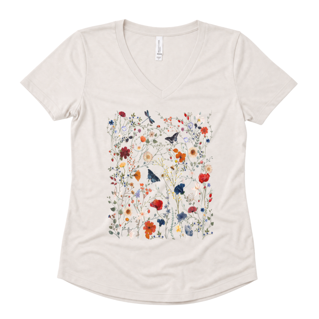 Garden Of Joy - Super Soft V Neck