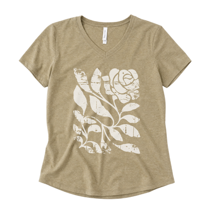 Twisted Vintage Rose - Super Soft V Neck