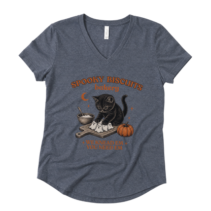 Spooky Biscuit Bakery - Super Soft V Neck