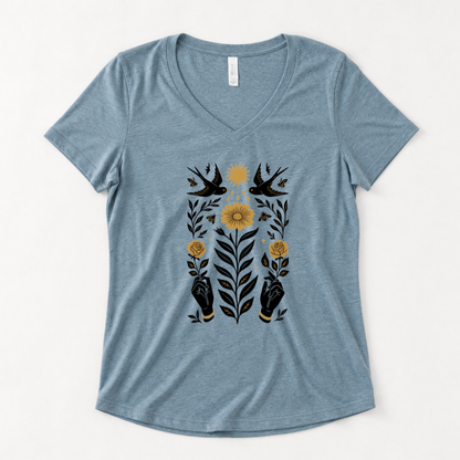 Sanctum Botanica - Super Soft V Neck